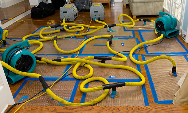Professional Water Extraction technician working in Mazomanie, WI